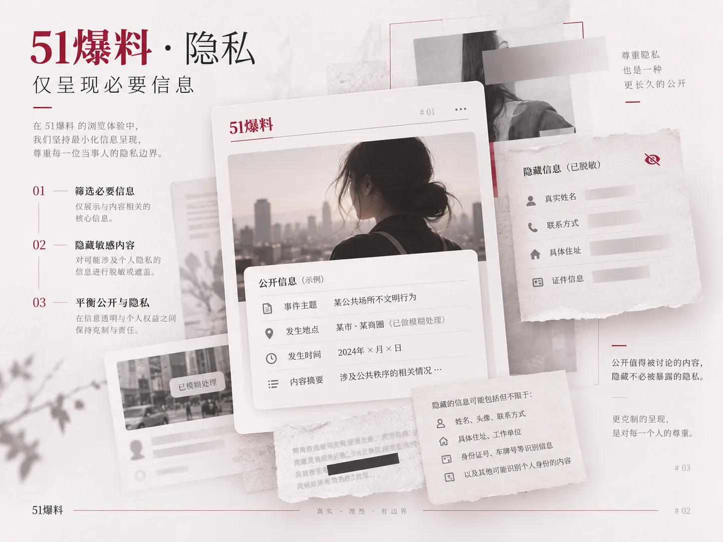 隐私与信息保护主题视觉