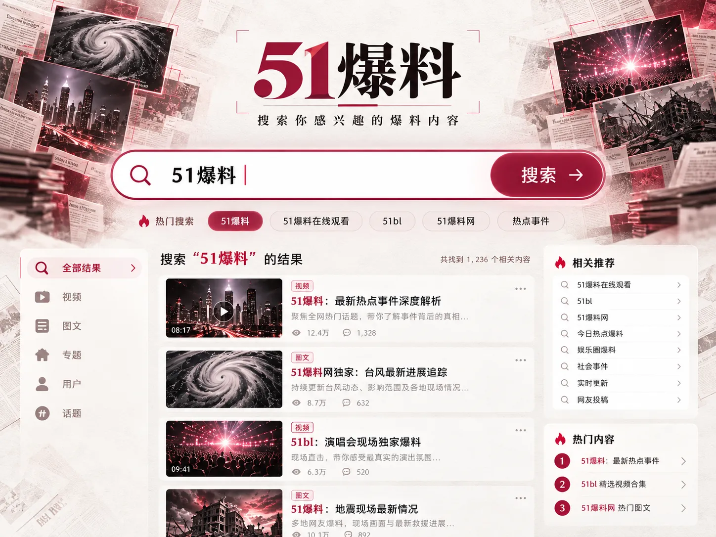 手机屏幕上的视频信息流
